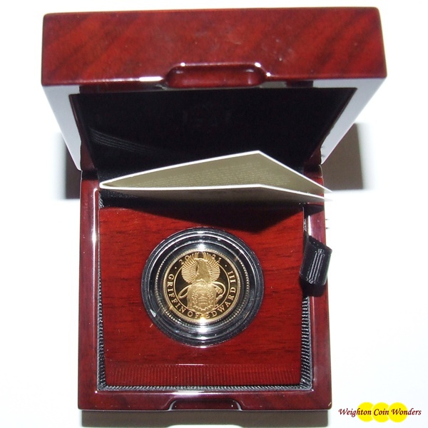 2021 Gold Proof 1/4oz Queen's Beasts - GRIFFIN
